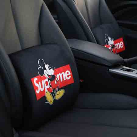 SUPREME 車クッション ミッキー